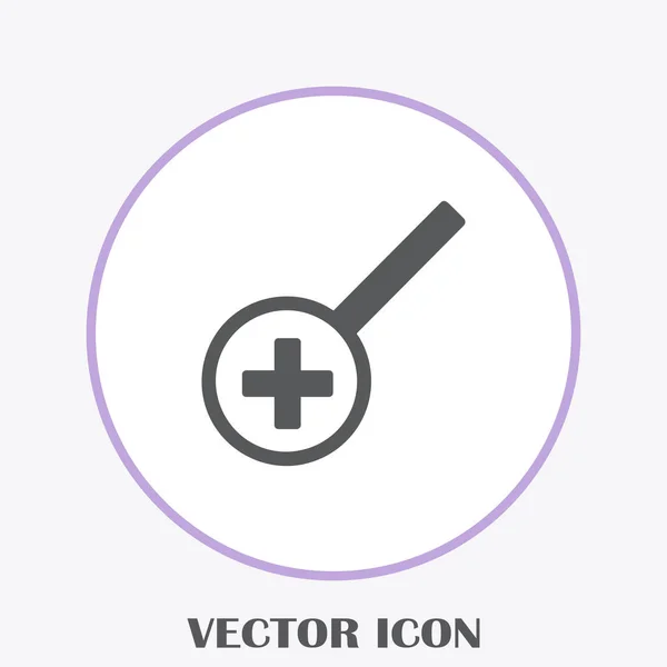 Lupa Aumento Icono Búsqueda Ilustración Vectorial — Archivo Imágenes Vectoriales