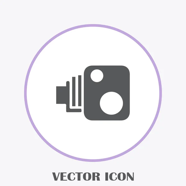 Icône Web Caméra Vidéo — Image vectorielle