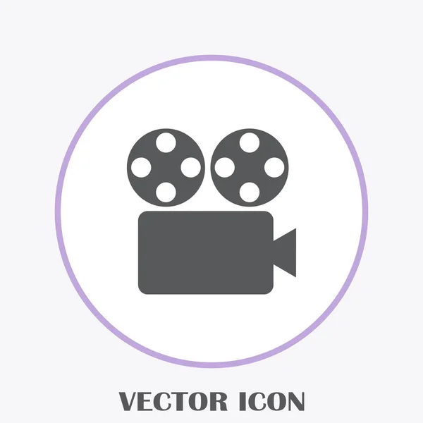Ícone Web Câmera Vídeo — Vetor de Stock