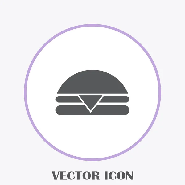 Hamburger Ikone Webdesign — Stockvektor