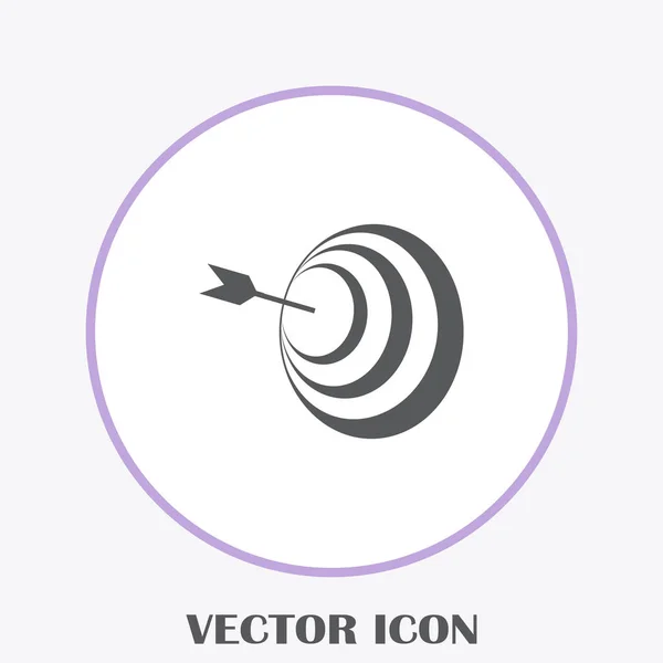 Zielsymbol Vektorillustration Für Webdesign — Stockvektor