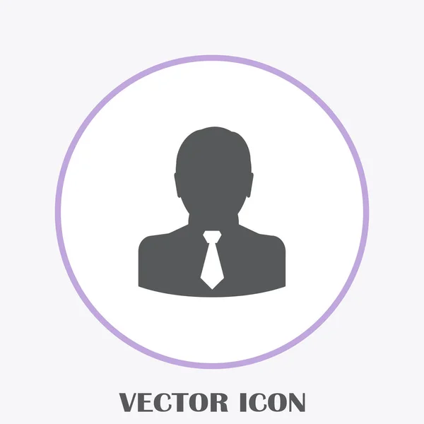 Icône Web Vectoriel Homme Affaires — Image vectorielle