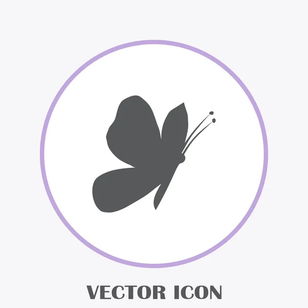 Mariposa Vector Web Icono — Archivo Imágenes Vectoriales