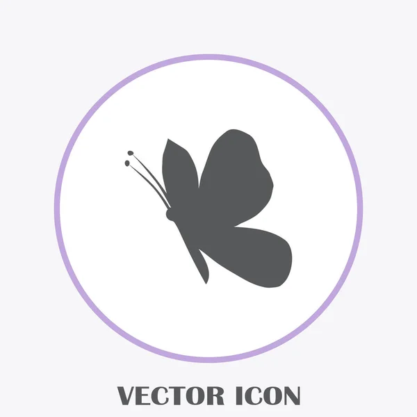 Pillangó Vektor Web Icon — Stock Vector