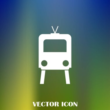 Buharlı lokomotif. Eski demiryolu web simgesi