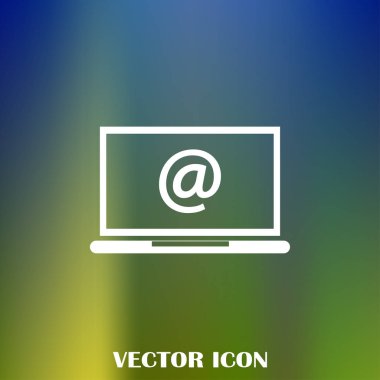 dizüstü bilgisayar kutsal kişilerin resmi içinde e-posta