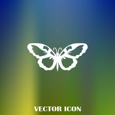 Kelebek vektör web simgesi