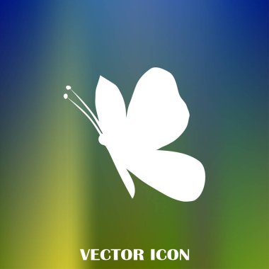 Kelebek vektör web simgesi