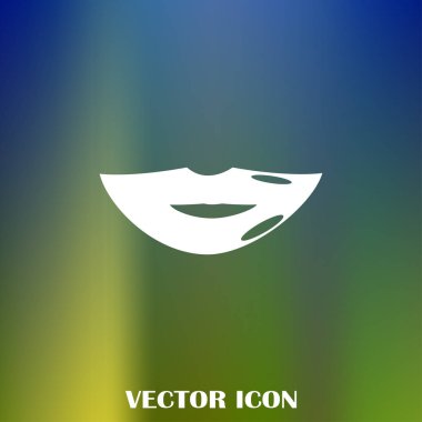 Dudak simgesi web tasarım