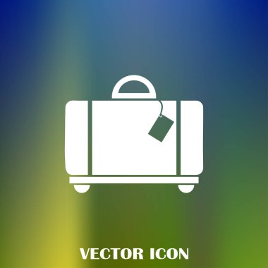 Bagaj vektör web simgesi.