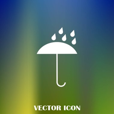 Şemsiye vektör web simgesi