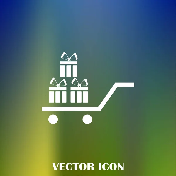 Gift Vector Web Icon — Stock Vector