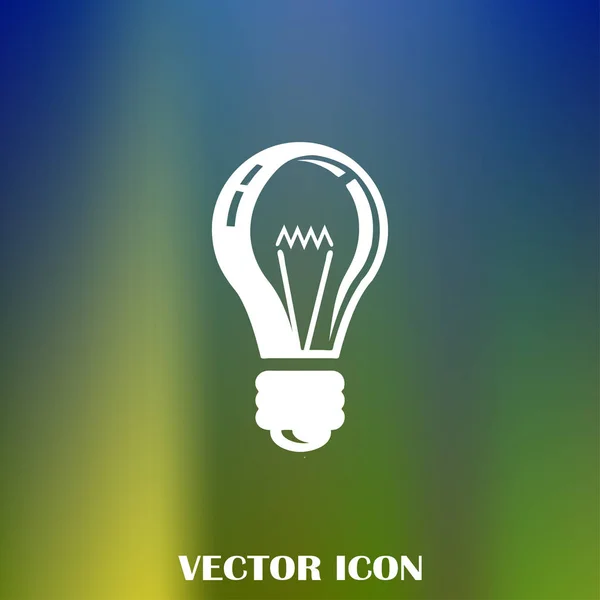 Vecteur Web Icône Lampe — Image vectorielle