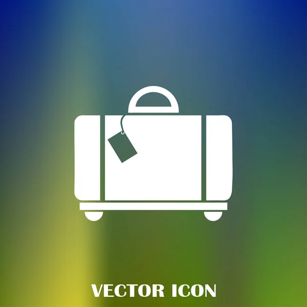 Web Vetor Bagagem Ícone — Vetor de Stock