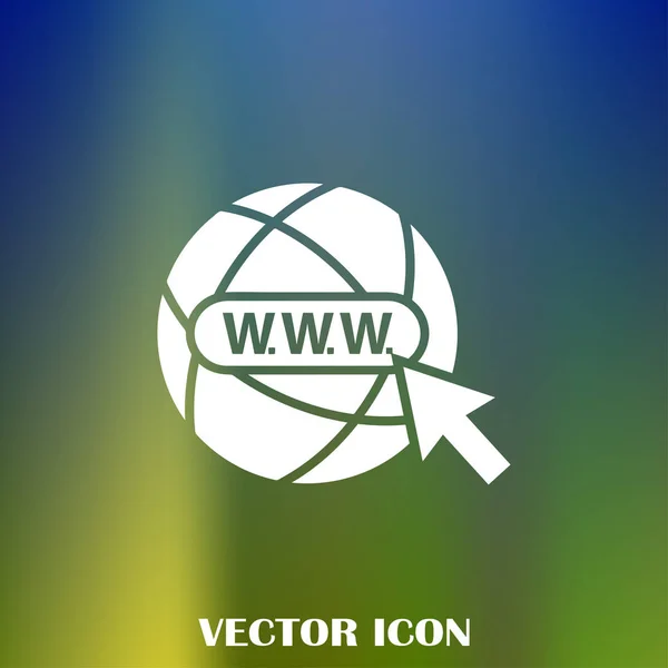 Web Site Vetor Ícone — Vetor de Stock