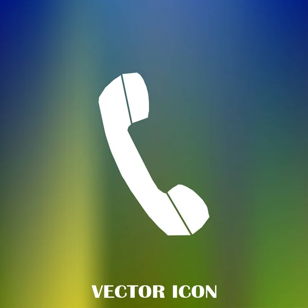 Telefon Web Vektor Symbol — Stockvektor