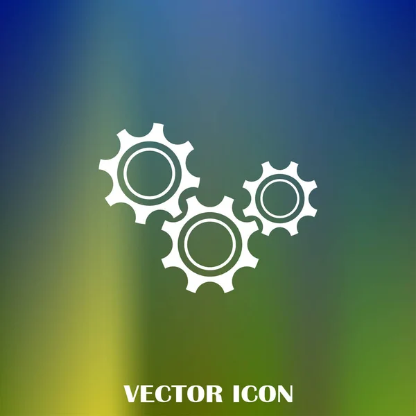 Gear Icon Vintage Background Vector Art — Stock Vector