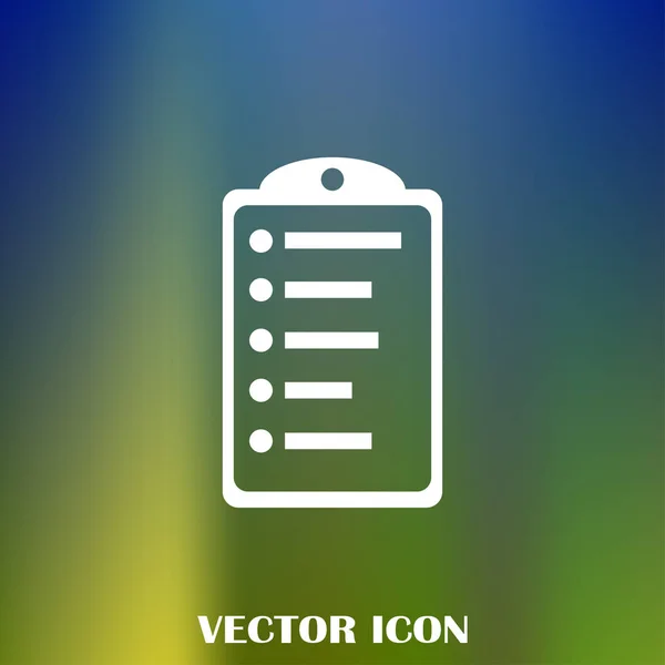 Quality Check Icon Clipboard Web Icon — Stock Vector