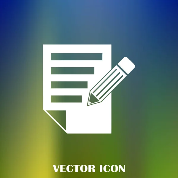 Comprobación Calidad Icono Portapapeles Icono Web — Vector de stock