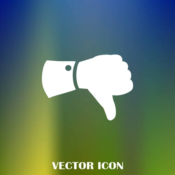 Vektor Daumen Hoch Icon Flache Icon Vektor Illustration — Stockvektor