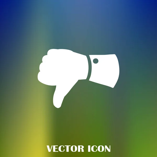 Vektor Daumen Hoch Icon Flache Icon Vektor Illustration — Stockvektor