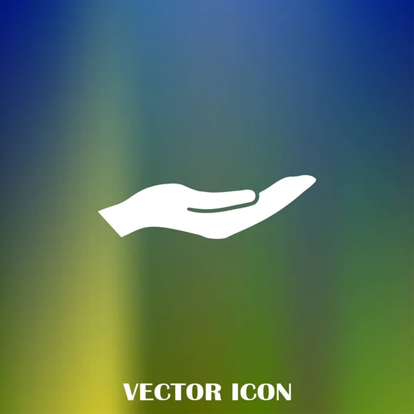 Hands Icon Vector Flat Design Best Vector Icon — Stock Vector