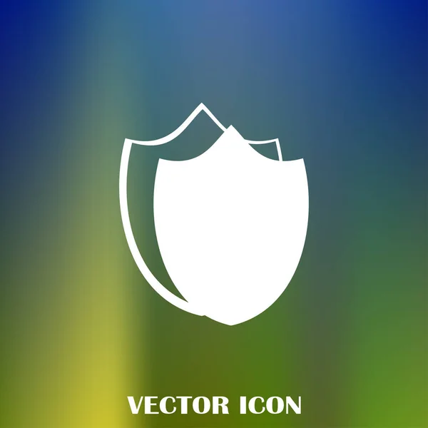 Escudo Vector Web Icono — Vector de stock