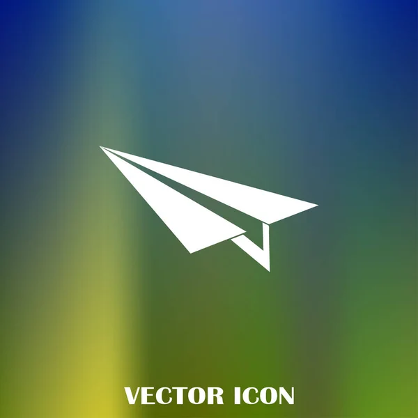 Вектор Значка Плоскости Иллюстрация Логотипа Пиктограмма — стоковый вектор