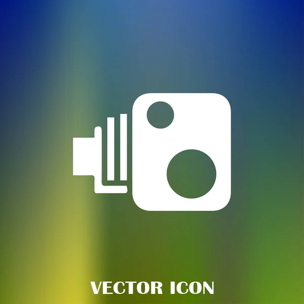 Ícone Vetor Web Camcorder — Vetor de Stock