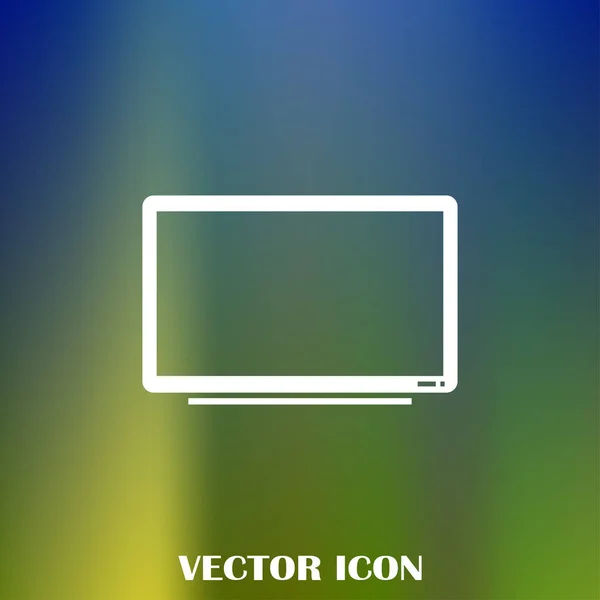 Icon Trendy Flat Style Television Symbol Your Web Site Design — Stock Vector