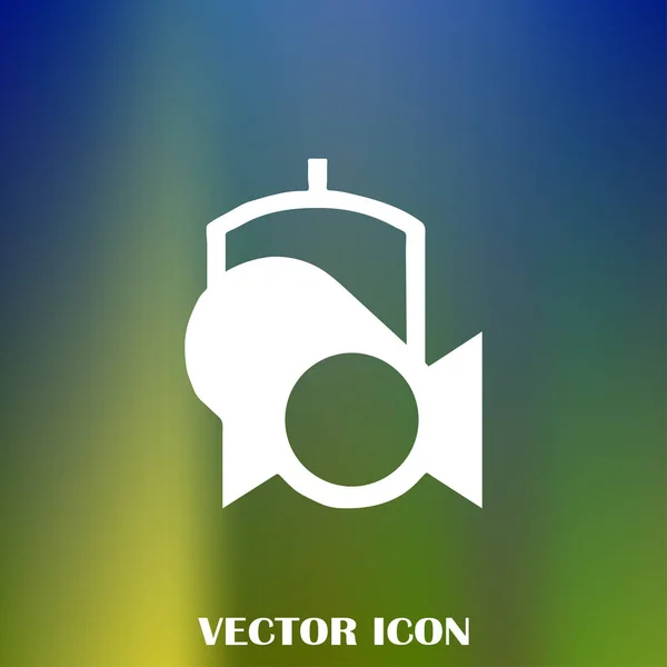 Spotlight Vector Icono Web — Vector de stock