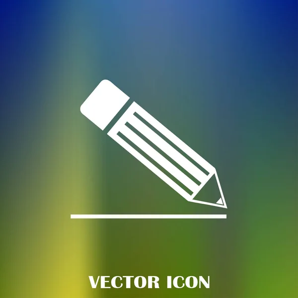 Bleistift Symbol Vektorillustration — Stockvektor