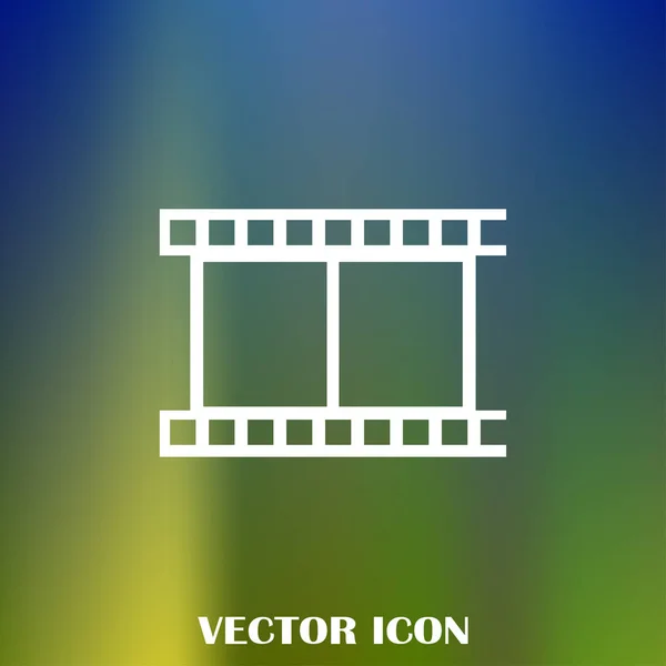 Icono Vídeo Ilustración Vectorial — Vector de stock