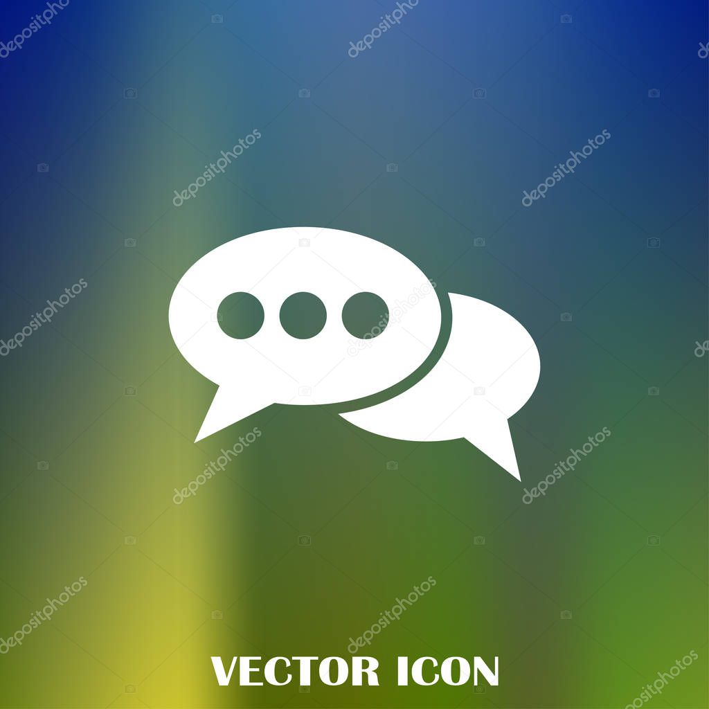 chat cloud web icon