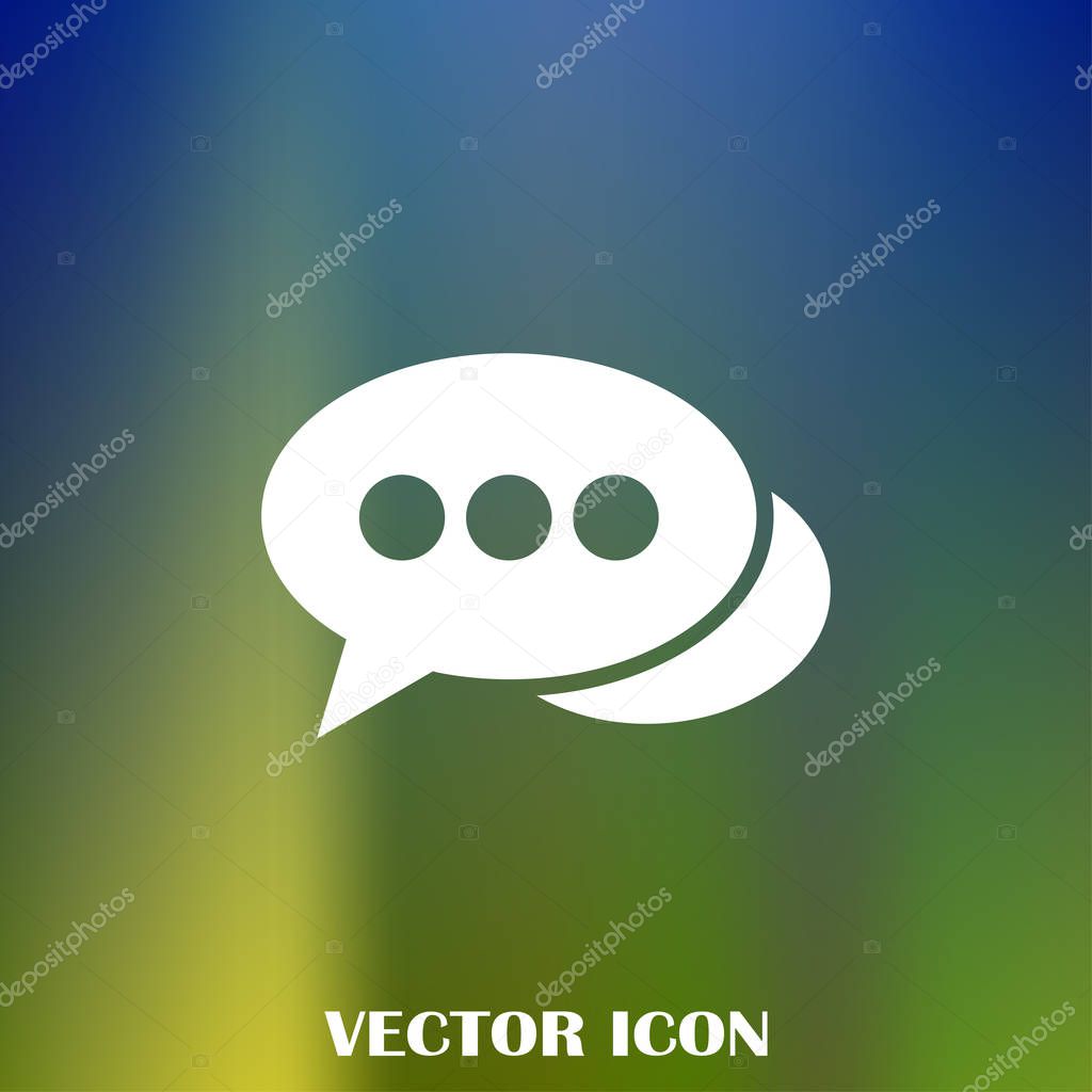 chat cloud web icon