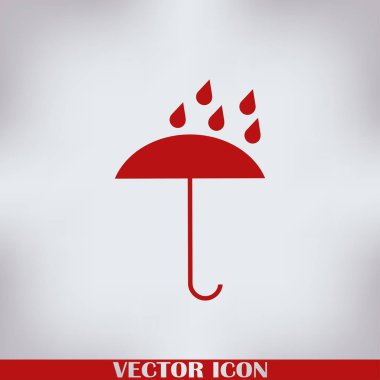 Şemsiye vektör web simgesi