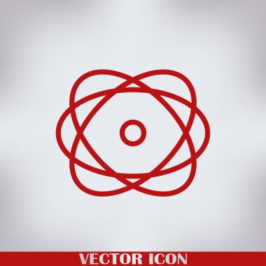 Molekül simgesi. vektör illüstrasyonu
