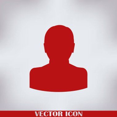 Adam vektör web simgesi