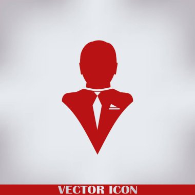 Adam vektör web simgesi