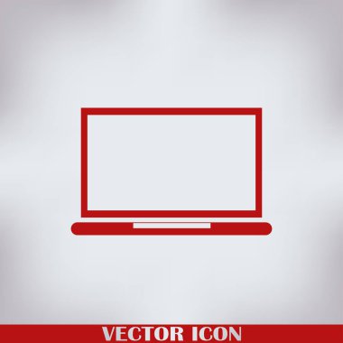 Popüler tasarımı olan bir dizüstü bilgisayar ekranı. Özel resimlerle kullanılabilir.