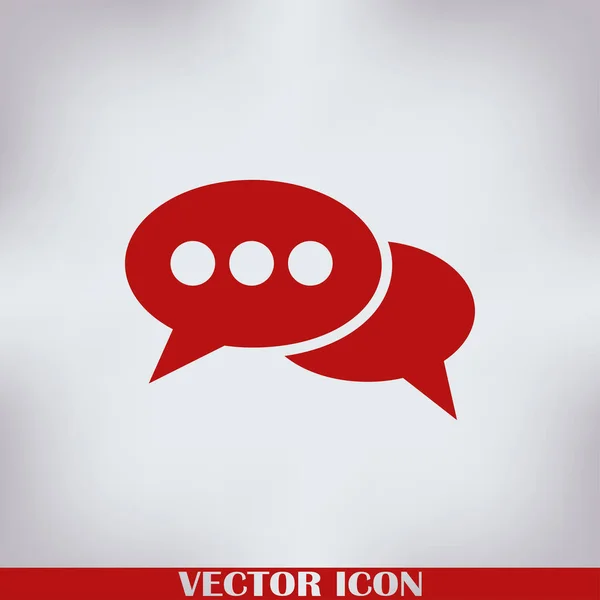 Chat Sign Vector Icon — Stock Vector