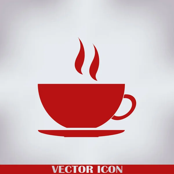 Tasse Café Icône Vectorielle — Image vectorielle