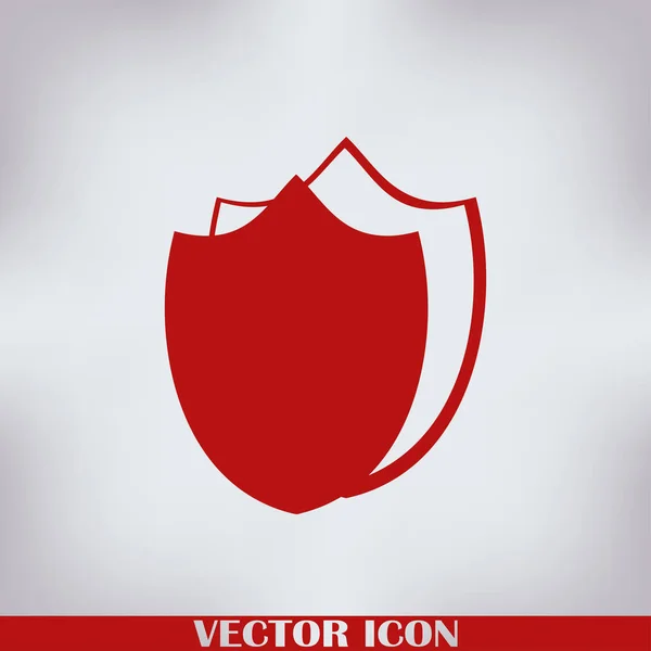 Ícone Web Vetor Escudo — Vetor de Stock