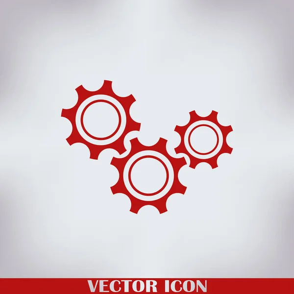 Icono Del Engranaje Vector Eps — Vector de stock