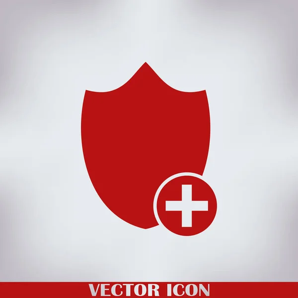 Ícone Web Vetor Escudo — Vetor de Stock