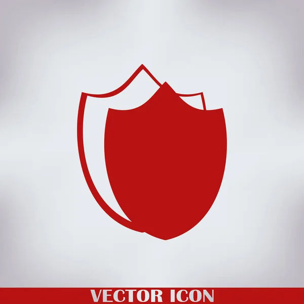 Shield Vector Web Icon — Stock Vector