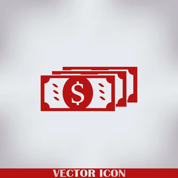 Dollar Sign Flat Icon — Stock Vector