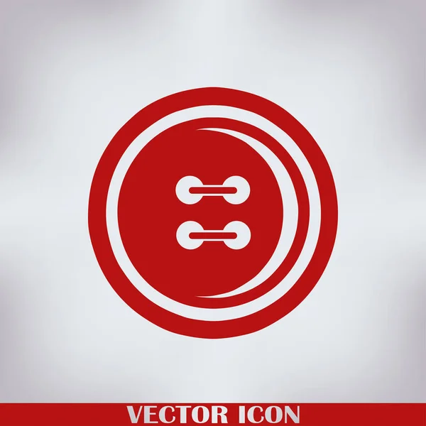 Ikona Tlačítka Vektorová Design — Stockový vektor