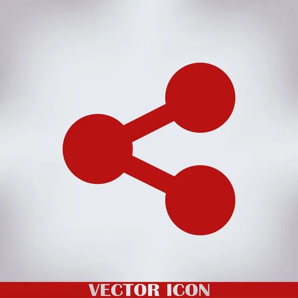 Molekül Symbol Vektorillustration — Stockvektor