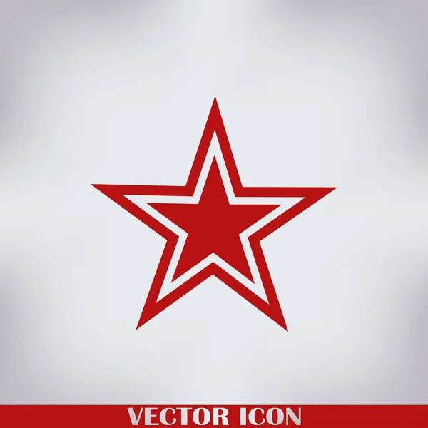 Star Isolated Flat Web Mobile Icon — Stock Vector